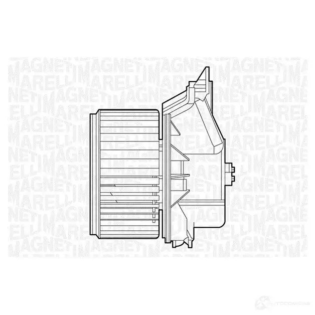 Радиатор охлаждения двигателя MAGNETI MARELLI 350213165000 BM158 1027224 BM 153