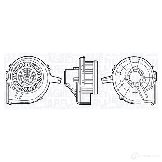 Радиатор охлаждения двигателя MAGNETI MARELLI BM23 2 EN41I 350213232000 1027288 изображение 0