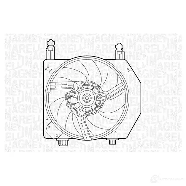 Радиатор охлаждения двигателя MAGNETI MARELLI BM1236 350213123600 1027007 350 21 312 360 0 изображение 0