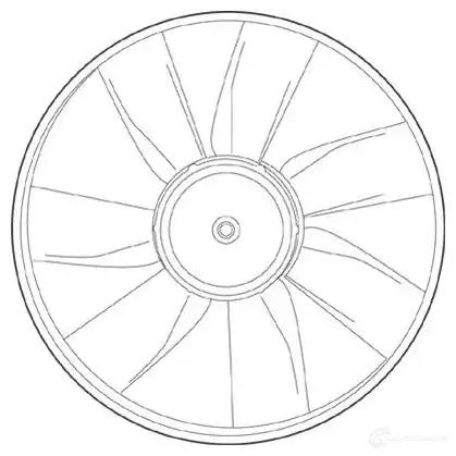 Радиатор охлаждения двигателя MAGNETI MARELLI BM 1159 1026939 FRR8M 350213115900