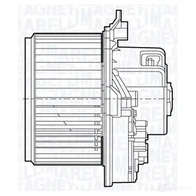 Радиатор охлаждения двигателя MAGNETI MARELLI BM1 92 VCRKU 1027258 350213192000 изображение 0