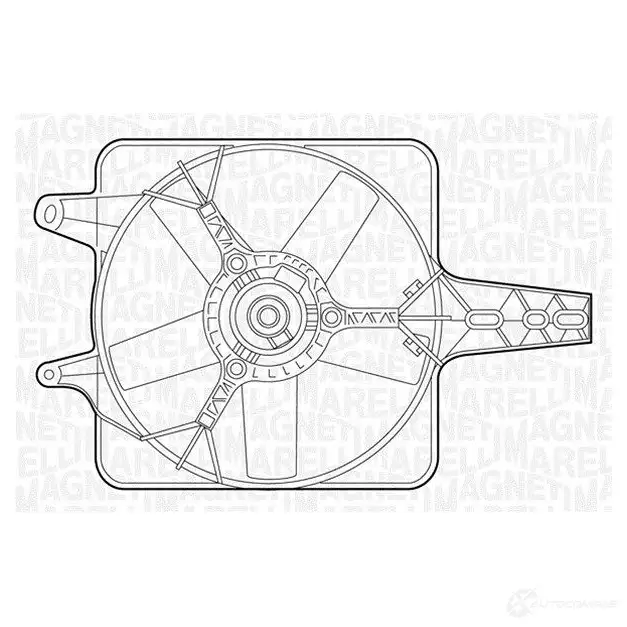 Радиатор охлаждения двигателя MAGNETI MARELLI I30Z9C B M329 1027344 350213329000