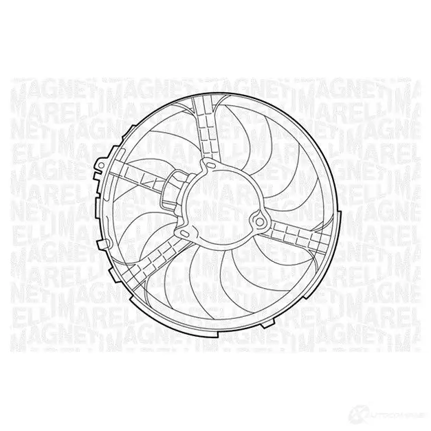 Вентилятор радиатора MAGNETI MARELLI 069422033010 69422033 069422033 010 1018266