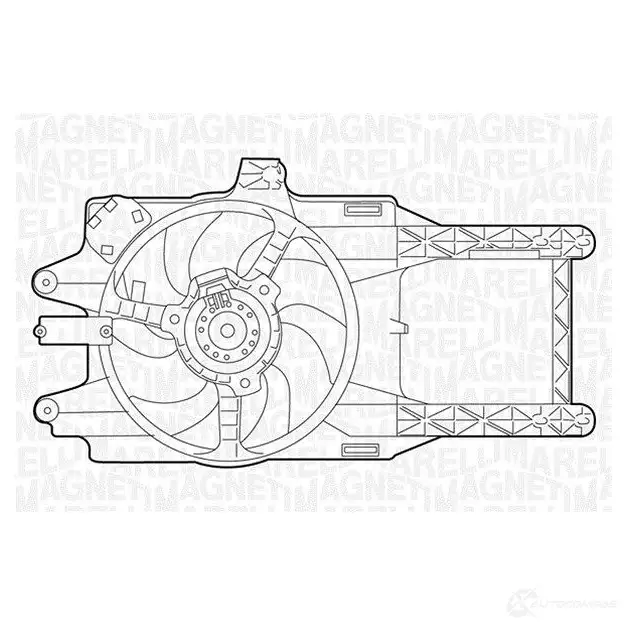 Вентилятор радиатора MAGNETI MARELLI 069422028010 69422028 1018261 069422 028010