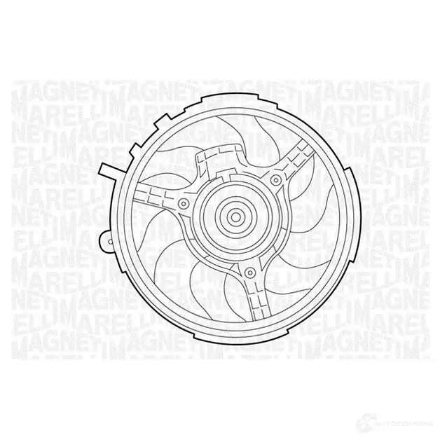 Вентилятор радиатора MAGNETI MARELLI 069422031010 1018264 69422031 06942 2031010