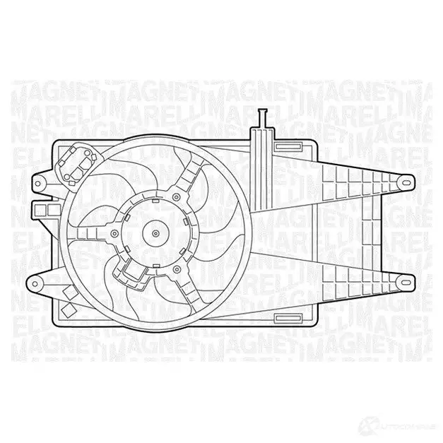 Вентилятор радиатора MAGNETI MARELLI 1018269 6942 2037 069422037010 MTC037AX изображение 0