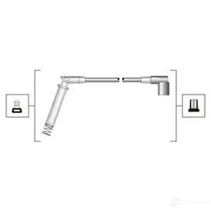 Высоковольтные провода зажигания MAGNETI MARELLI A613D 941319170018 1047264 MSQ00 18