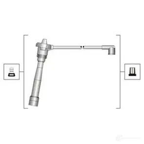 Высоковольтные провода зажигания MAGNETI MARELLI MSQ003 9 941319170039 ZKTKW0Y 1047283