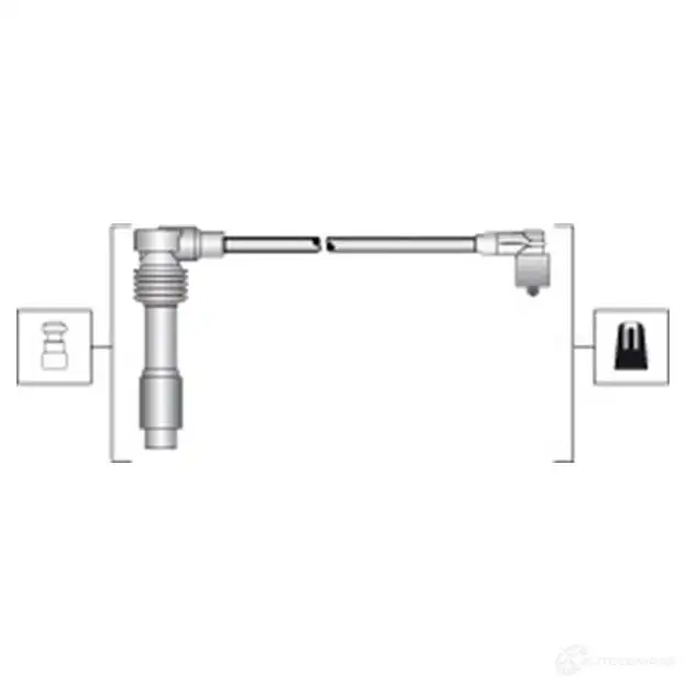 Высоковольтные провода зажигания MAGNETI MARELLI 1047165 MS K1294 941318111294 6IUXU8K
