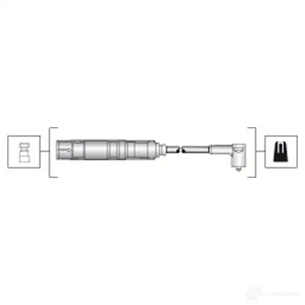 Высоковольтные провода зажигания MAGNETI MARELLI MSK128 2 941318111282 1047153 75K291