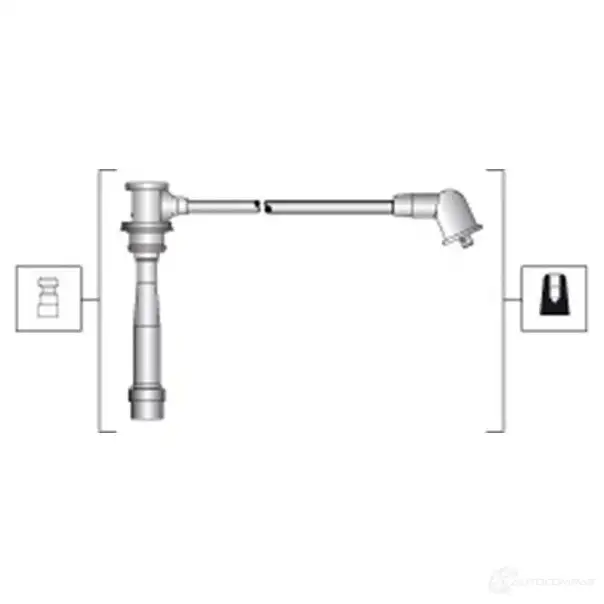 Высоковольтные провода зажигания MAGNETI MARELLI 1047159 NLD1LC 941318111288 MS K1288