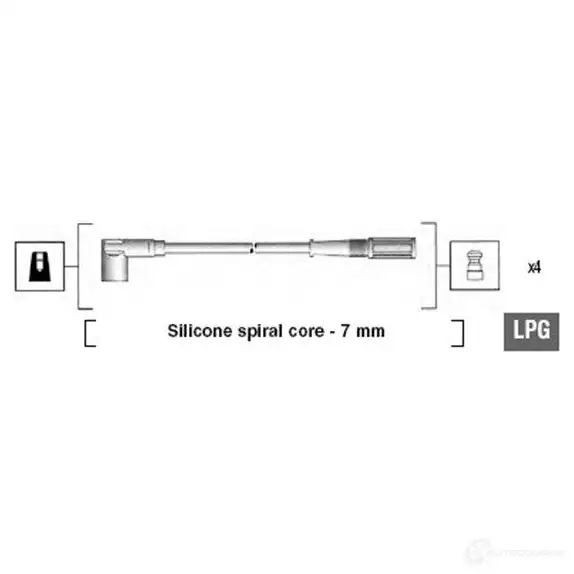 Высоковольтные провода зажигания MAGNETI MARELLI 1046698 M SK645 941105220645 L6OJQO0
