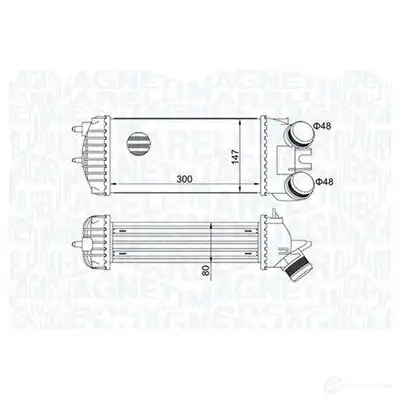 Интеркулер MAGNETI MARELLI CP AODW 1438035880 351319205110