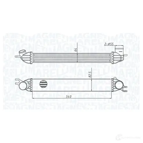 Интеркулер MAGNETI MARELLI 351319204290 1437550103 MVCC CH
