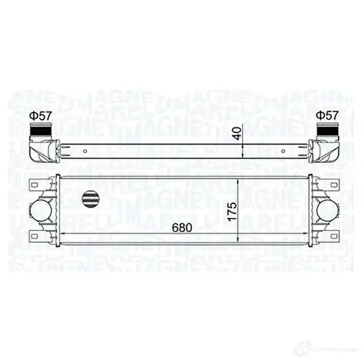 Интеркулер MAGNETI MARELLI 351319204780 1438035672 R7YTX2 Q