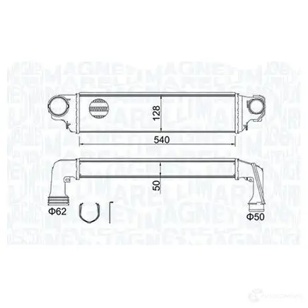 Интеркулер MAGNETI MARELLI 1438035268 351319204590 Y9 8HL37