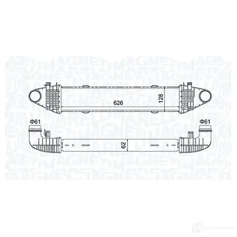 Интеркулер MAGNETI MARELLI 1437550232 351319204520 4L AP0D