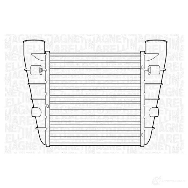 Интеркулер MAGNETI MARELLI 351319201830 LBETBL 1029216 MST1 83 изображение 0