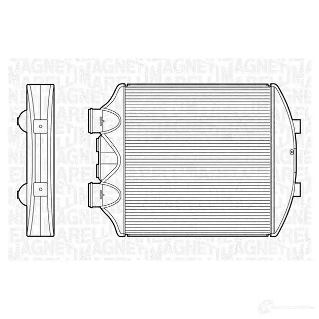 Интеркулер MAGNETI MARELLI 351319201660 MST164 1029198 3513 19201660 изображение 0