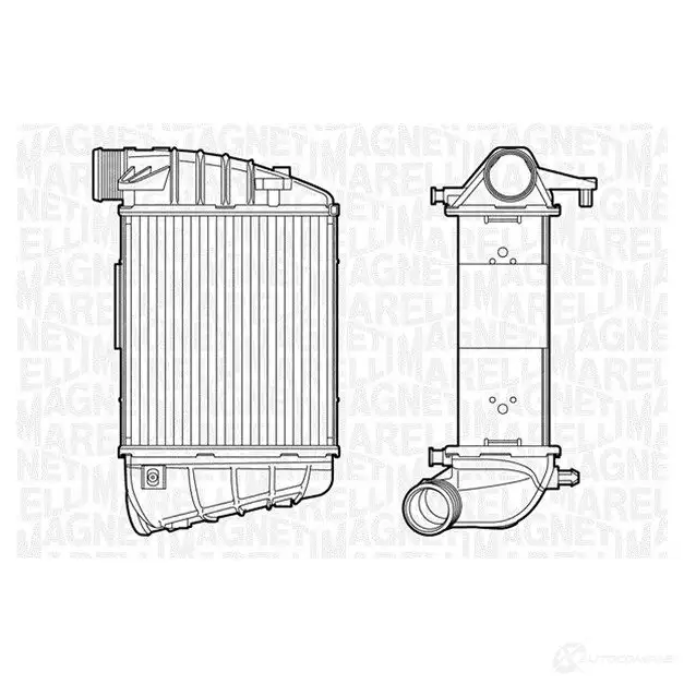 Интеркулер MAGNETI MARELLI I3IZJN 1029159 351319201350 MS T135