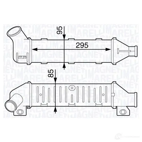 Интеркулер MAGNETI MARELLI MST236 351319202360 3513192023 60 1029295 изображение 0