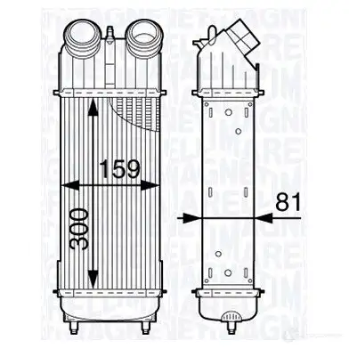 Интеркулер MAGNETI MARELLI 351319202030 1029247 MST203 35131920 2030