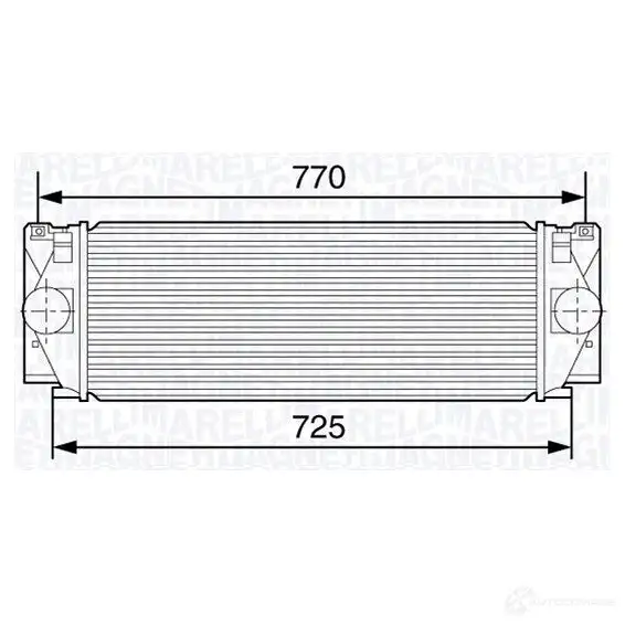 Интеркулер MAGNETI MARELLI M ST363 1029437 351319203630 97FV38N