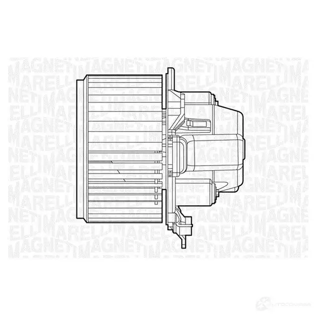Моторчик вентилятора печки MAGNETI MARELLI 1018172 MTC510AX 69 412510 069412510010 изображение 0