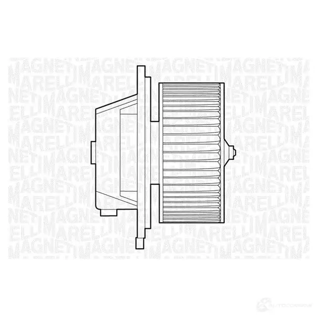 Моторчик вентилятора печки MAGNETI MARELLI MTC501AX 1018167 6941 2501 069412501010 изображение 0