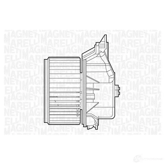 Моторчик вентилятора печки MAGNETI MARELLI MTE528A X QZFQFD 1018187 069412528010 изображение 0