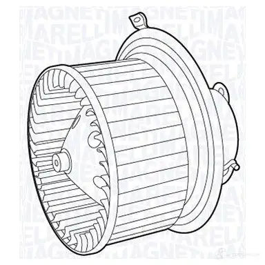 Моторчик вентилятора печки MAGNETI MARELLI 1018453 MTC465A X 069422465010 DY0XWZ5 изображение 0