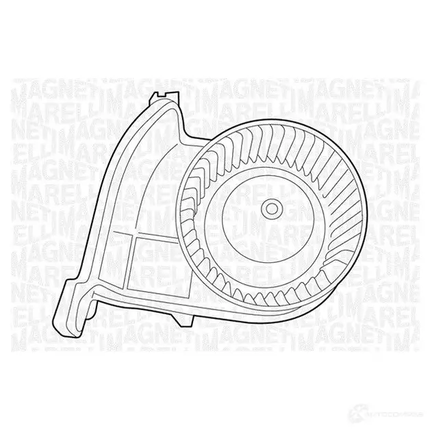Моторчик вентилятора печки MAGNETI MARELLI 069401326010 1018156 694013 26 MTE643AX