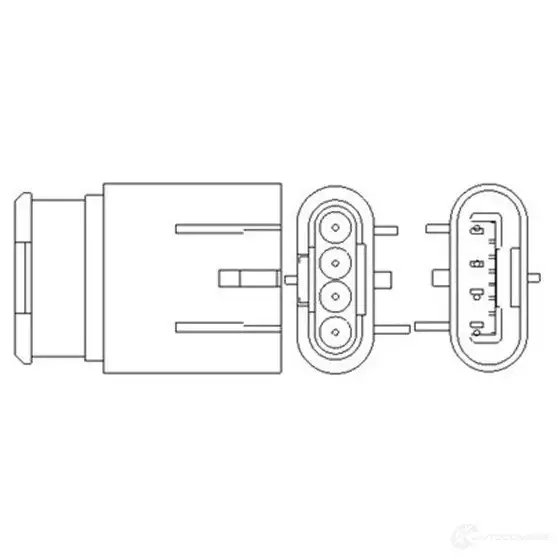 Лямбда зонд, кислородный датчик MAGNETI MARELLI 1 PJCH1 1438034124 466016355160