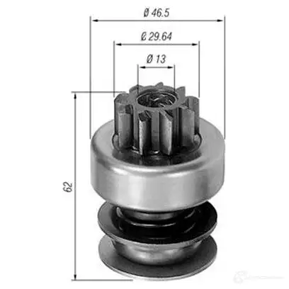 Бендикс стартера MAGNETI MARELLI R031W AMB00 36 940113020036 375901730