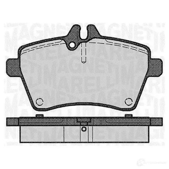 Салонный фильтр MAGNETI MARELLI BC F195 BVG11 1026180 350203061950 изображение 0