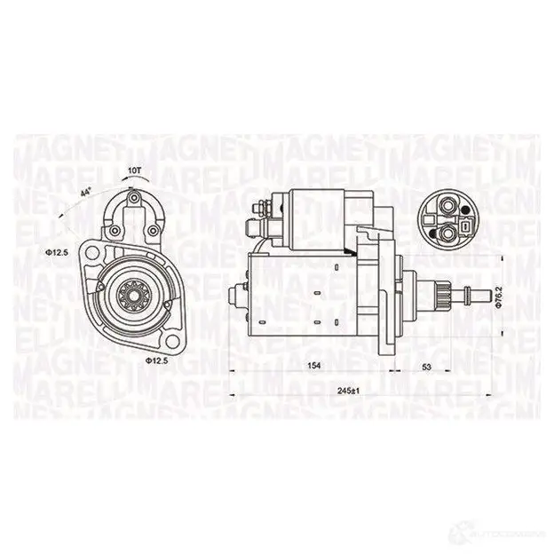 Стартер MAGNETI MARELLI 063521 070220 063720619010 943206191010 1193731491