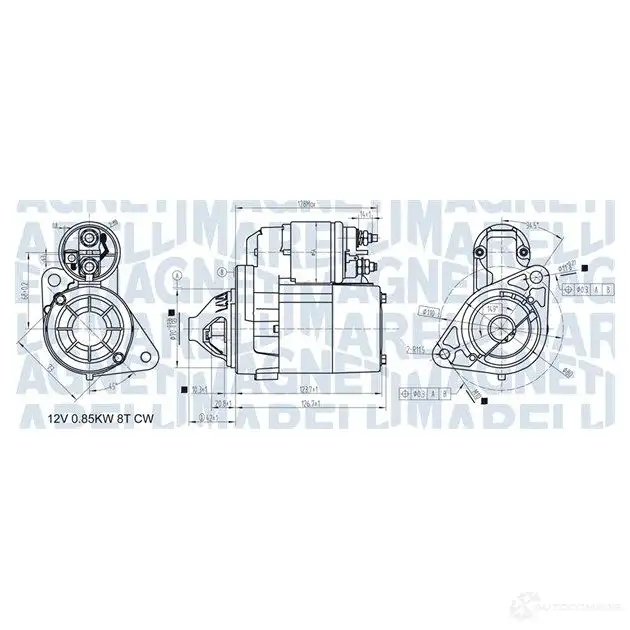 Стартер MAGNETI MARELLI 1437597119 MU JMN 063721307010