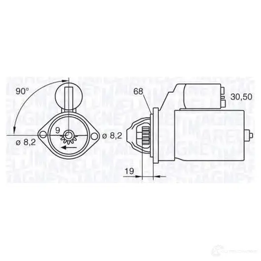 Стартер MAGNETI MARELLI 63 522602 063522602010 MSN2602 1193731044 изображение 0