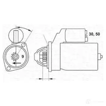 Стартер MAGNETI MARELLI 1193813823 M SR5332 943253132010 MPEPWY изображение 0