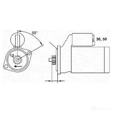 Стартер MAGNETI MARELLI PMJ0T 1047758 MSR2 004 943254004010
