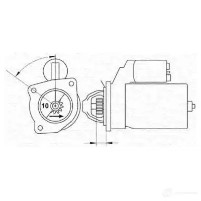 Стартер MAGNETI MARELLI 063227487010 MSN 178 63674592 KCAB75D изображение 0