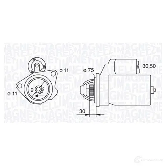 Стартер MAGNETI MARELLI 944280801340 063280034010 1016790 6328 0034