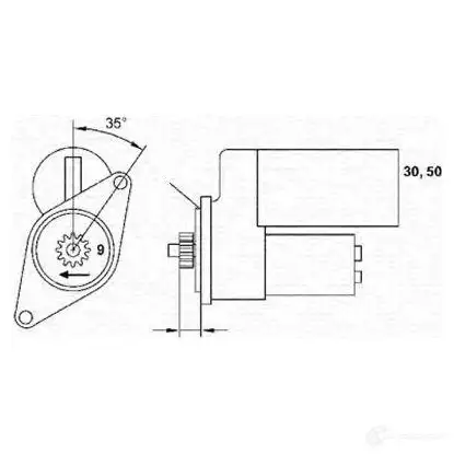 Стартер MAGNETI MARELLI MSR5 406 0111UK 943253206010 6141354