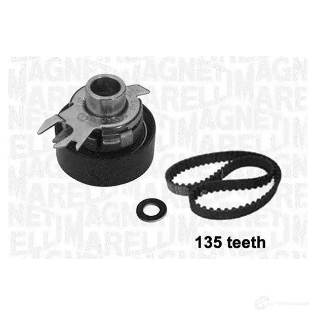 Комплект ремня ГРМ MAGNETI MARELLI 1024356 M MK0537 341305370000 2P944 изображение 0