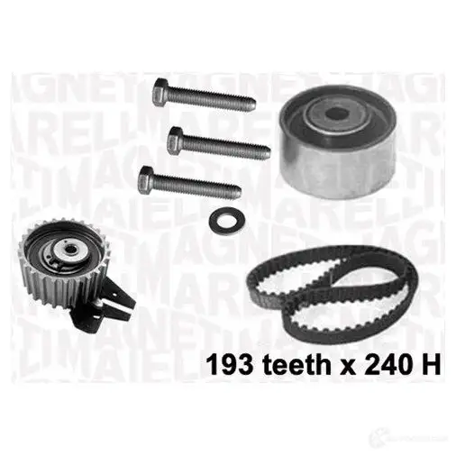 Комплект ремня ГРМ MAGNETI MARELLI MMK 0184 4F64PD 341301840000 1024218 изображение 0