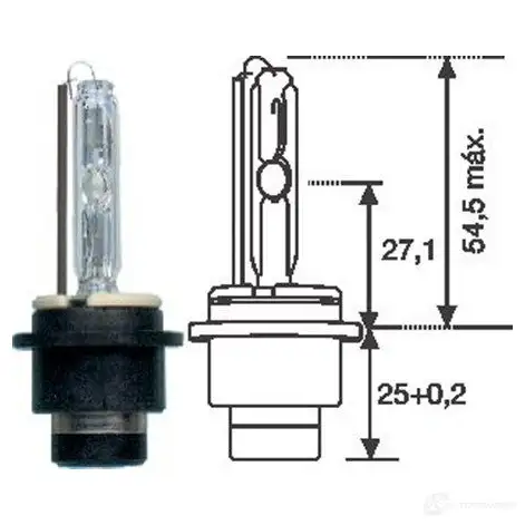 Галогенная лампа MAGNETI MARELLI 1014458 002541100000 D 2S L1KE0W изображение 5