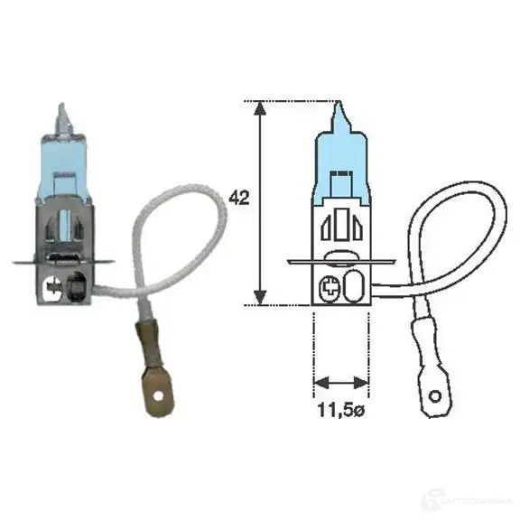 Галогенная лампа MAGNETI MARELLI 002604100000 H3 12 BL 630X4QN 1014609 изображение 1