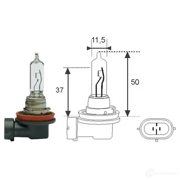 Галогенная лампа MAGNETI MARELLI ZQSDVM H9 12 1014476 002548100000