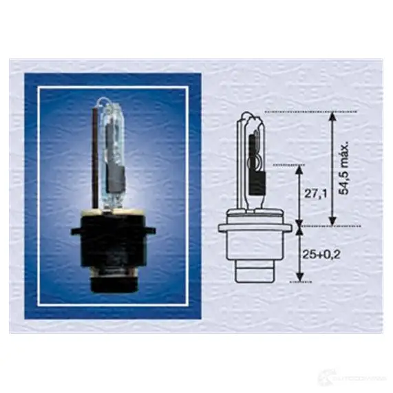 Галогенная лампа MAGNETI MARELLI JXZEWS 1014464 002542100000 D 2R изображение 0