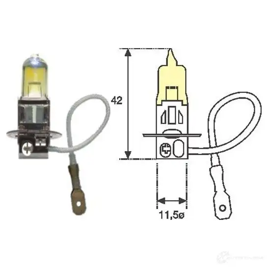Галогенная лампа MAGNETI MARELLI 19QWN2L 1014543 H3 12 TC 002573100000 изображение 1